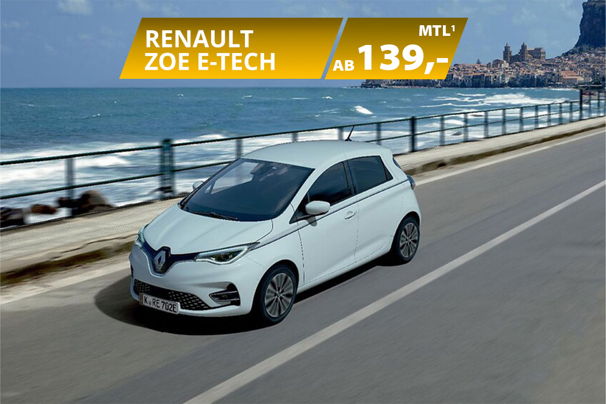 Renault ZOE E-Tech 100% elektrisch