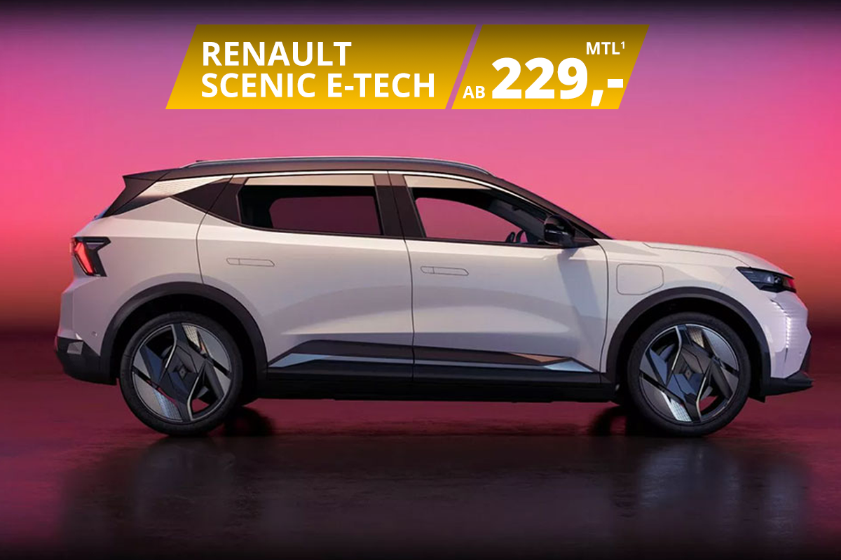 Der Renault Scenic E-TECH 100% elektrisch
