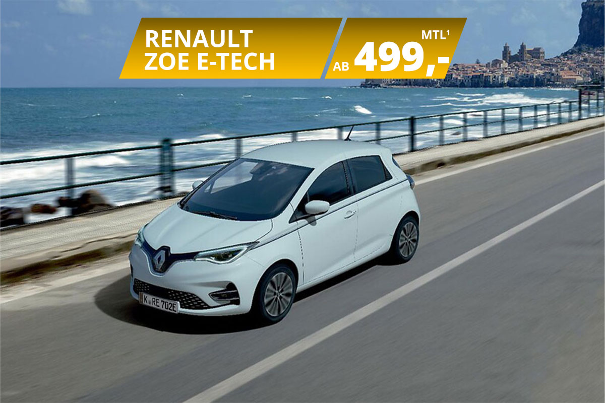 Renault ZOE E-Tech 100% elektrisch
