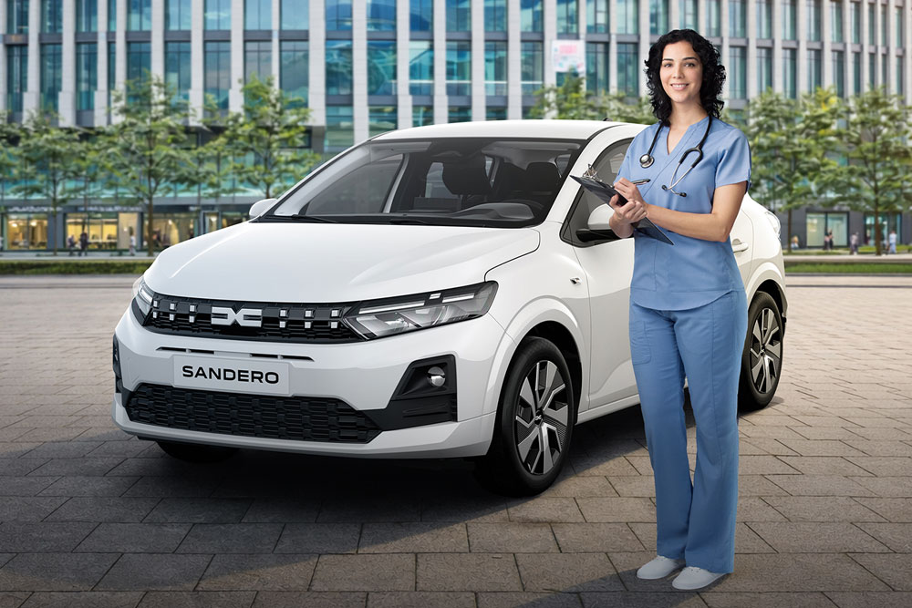 Dacia Sandero für karitative Verbände