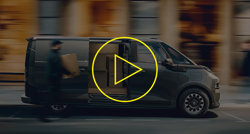Posterimage für YouTube Video über den neuen Renault Trafic E-Tech 100% elektrisch