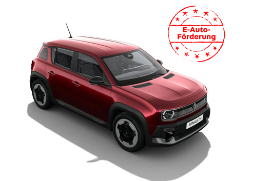 zu sehen ist ein roter Renault R4 Evolution 120 PS 