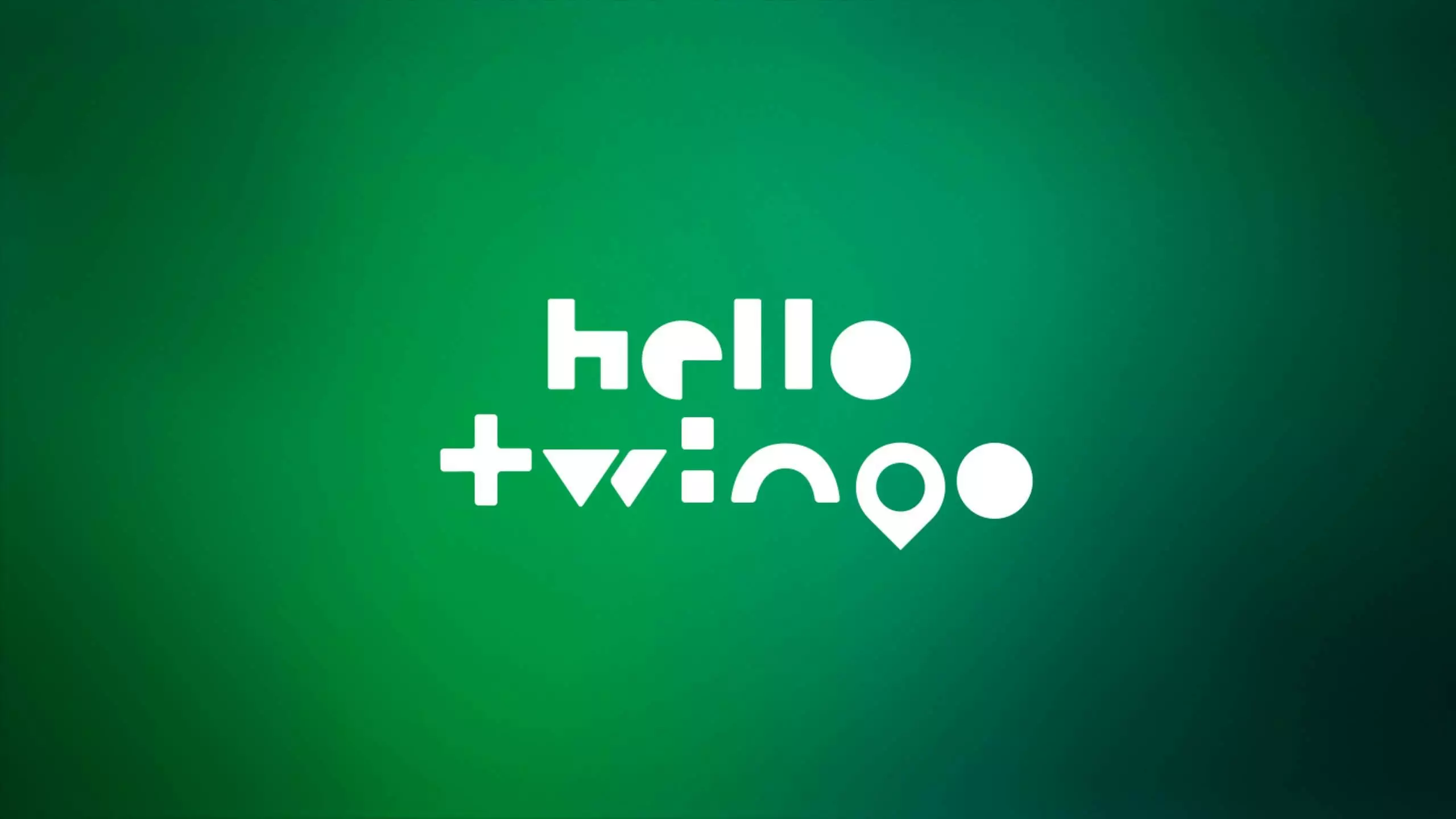 Schriftzug "Hello Twingo"
