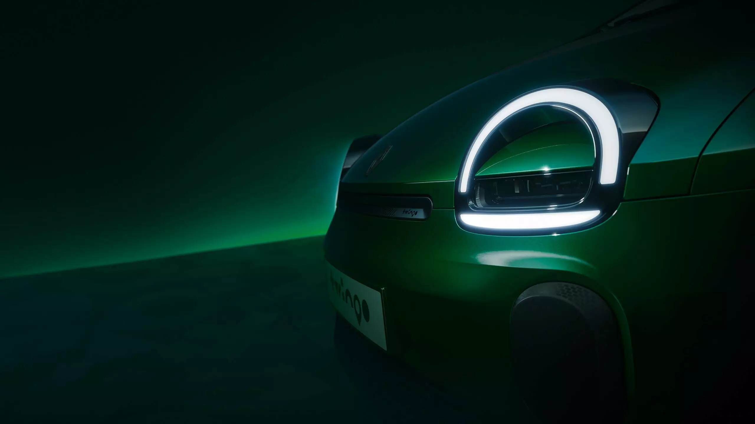 Scheinwerfer des neuen Elektro-Twingo