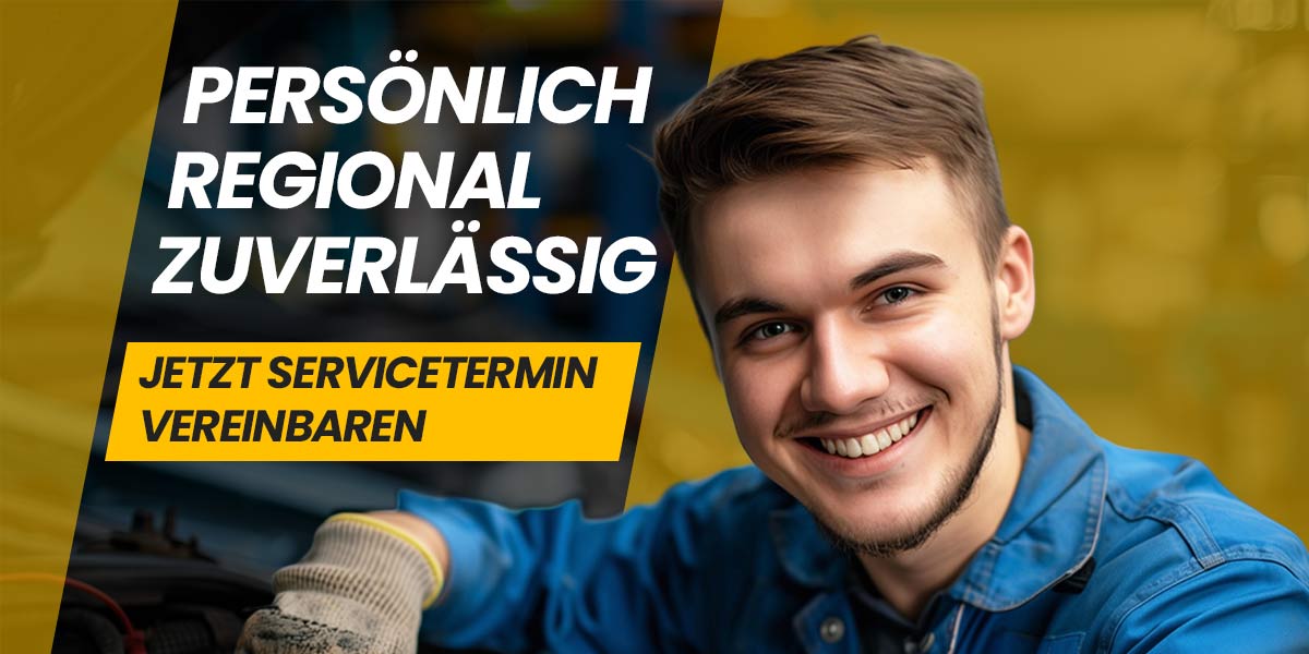 Glücklicher KFZ Mitarbeiter